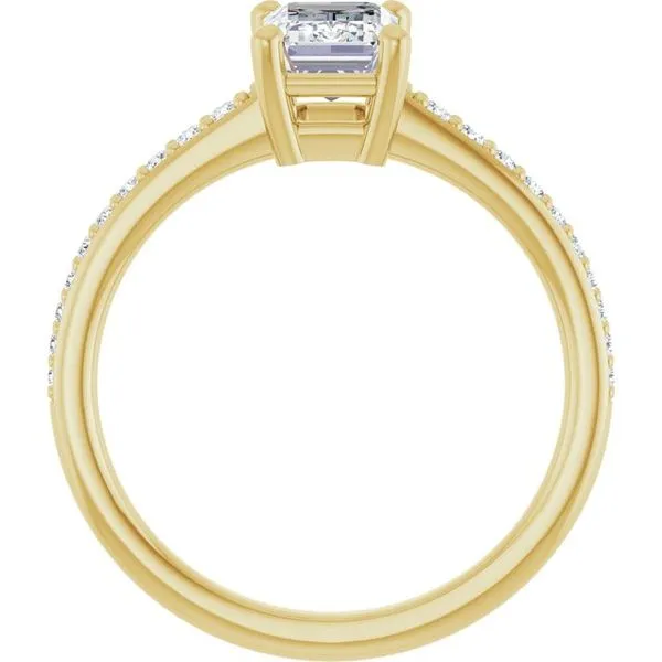 V-End Prong Engagement Ring Image 2 Eskews Fine Jewelers Lee's Summit, MO