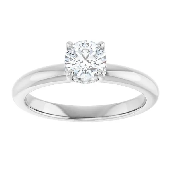 Hidden Halo-Style Engagement Ring Image 3 Dripping Diamonds Dripping Springs, TX