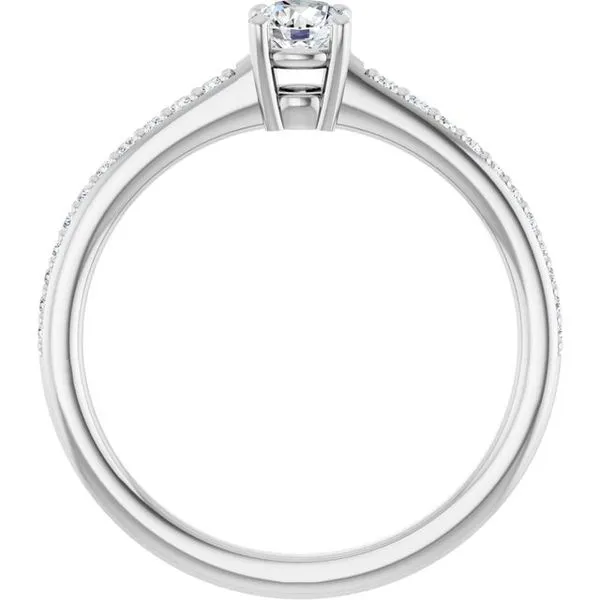 V-End Prong Engagement Ring Image 2 Eskews Fine Jewelers Lee's Summit, MO