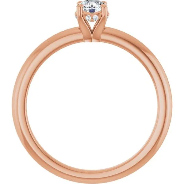 Hidden Halo-Style Engagement Ring Image 2 Raleigh Diamond Fine Jewelry Raleigh, NC