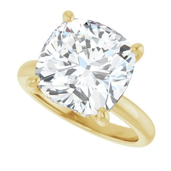 Hidden Halo-Style Engagement Ring Image 5 Dripping Diamonds Dripping Springs, TX