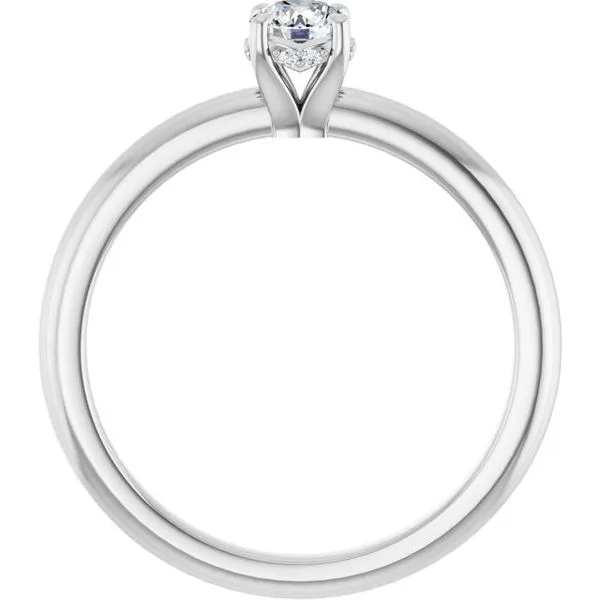 Hidden Halo-Style Engagement Ring Image 2 Raleigh Diamond Fine Jewelry Raleigh, NC