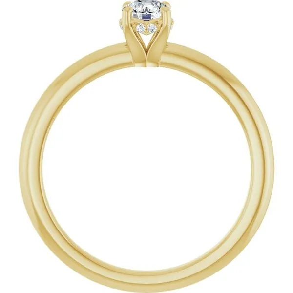 Hidden Halo-Style Engagement Ring Image 2 Raleigh Diamond Fine Jewelry Raleigh, NC