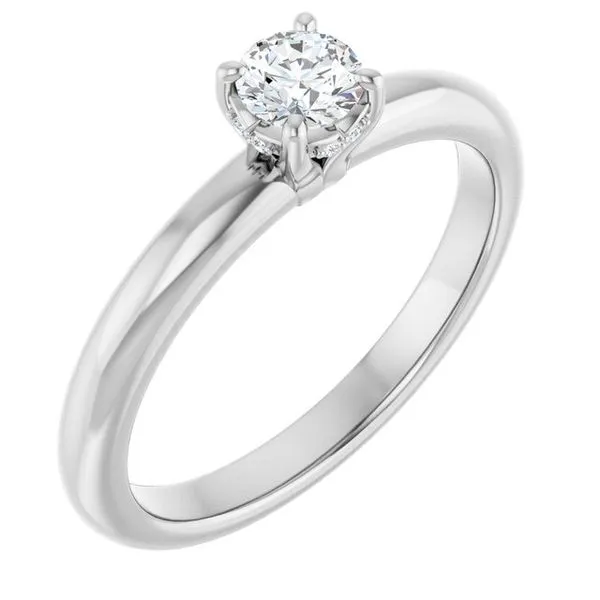 Hidden Halo-Style Engagement Ring Raleigh Diamond Fine Jewelry Raleigh, NC