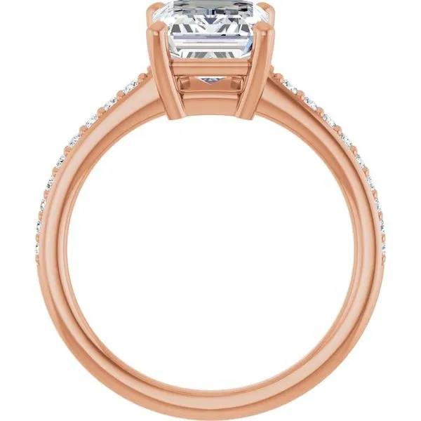 V-End Prong Engagement Ring Image 2 Rox Atlanta Jewelers Decatur, GA