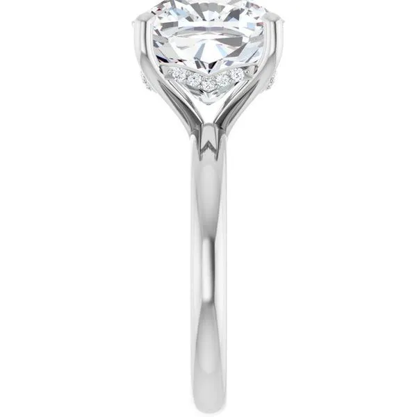 Hidden Halo-Style Engagement Ring Image 4 Raleigh Diamond Fine Jewelry Raleigh, NC