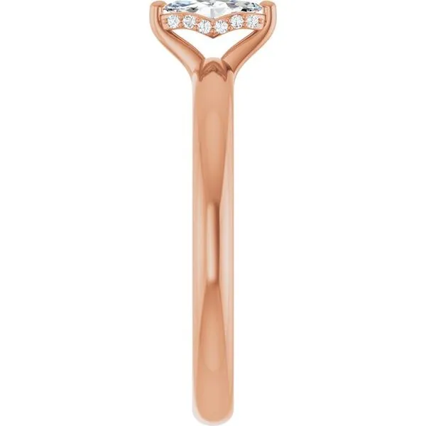 Hidden Halo-Style Engagement Ring Image 4 Raleigh Diamond Fine Jewelry Raleigh, NC