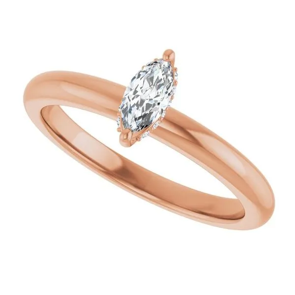 Hidden Halo-Style Engagement Ring Image 5 Raleigh Diamond Fine Jewelry Raleigh, NC