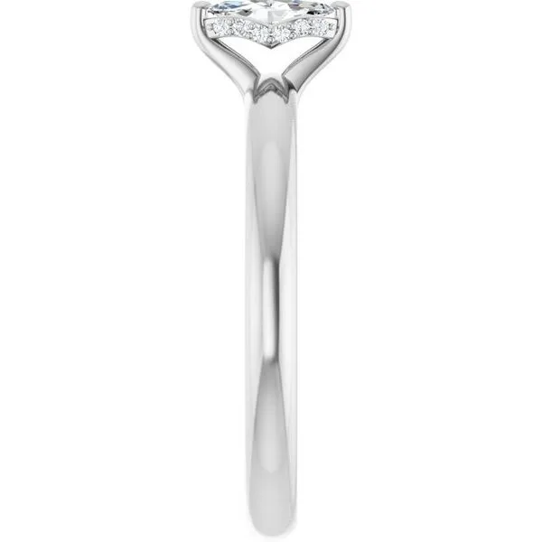 Hidden Halo-Style Engagement Ring Image 4 Raleigh Diamond Fine Jewelry Raleigh, NC