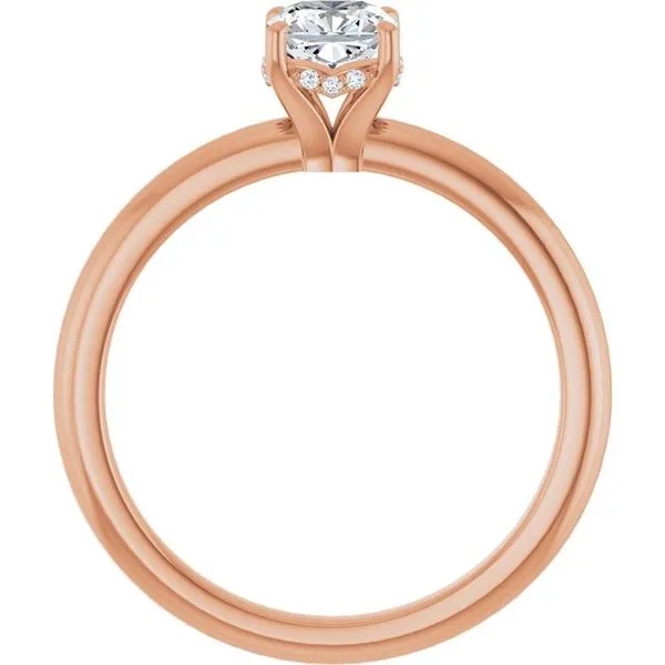 Hidden Halo-Style Engagement Ring Image 2 Raleigh Diamond Fine Jewelry Raleigh, NC