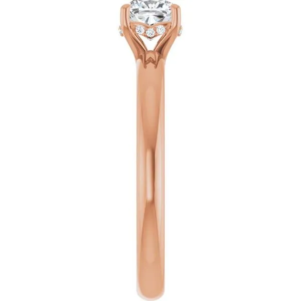 Hidden Halo-Style Engagement Ring Image 4 Raleigh Diamond Fine Jewelry Raleigh, NC