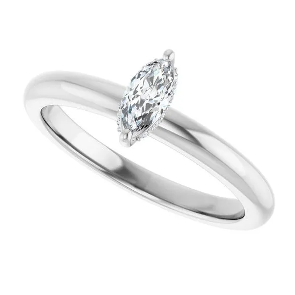 Hidden Halo-Style Engagement Ring Image 5 Raleigh Diamond Fine Jewelry Raleigh, NC