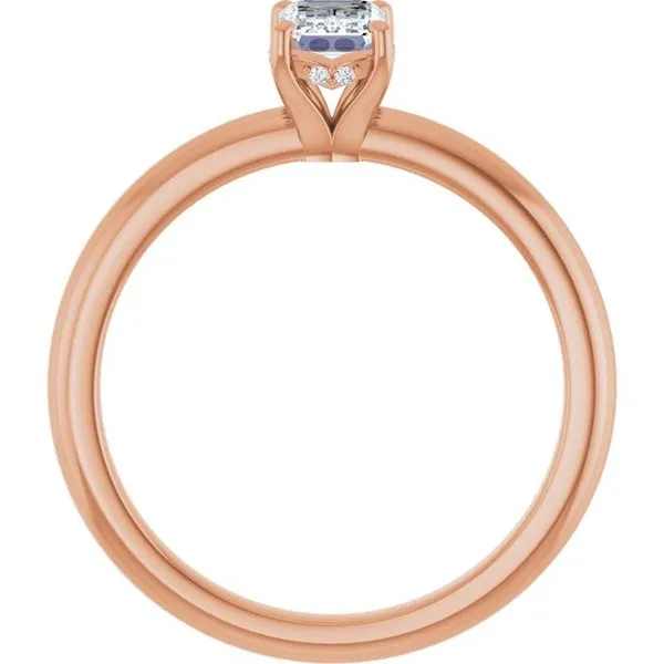 Hidden Halo-Style Engagement Ring Image 2 Raleigh Diamond Fine Jewelry Raleigh, NC