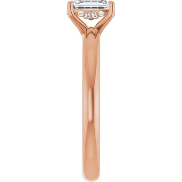 Hidden Halo-Style Engagement Ring Image 4 Raleigh Diamond Fine Jewelry Raleigh, NC