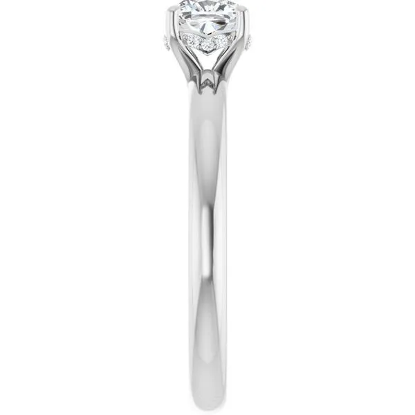 Hidden Halo-Style Engagement Ring Image 4 Raleigh Diamond Fine Jewelry Raleigh, NC