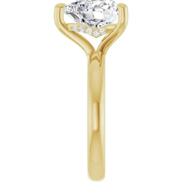 Hidden Halo-Style Engagement Ring Image 4 Dripping Diamonds Dripping Springs, TX