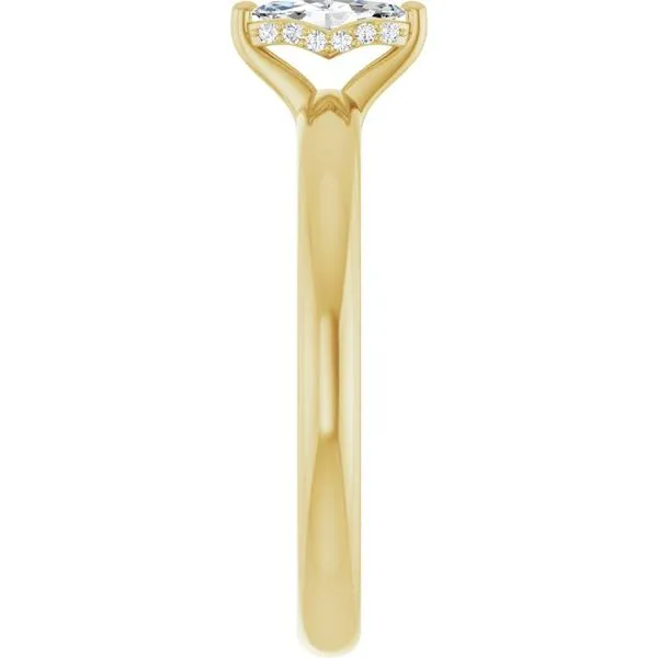 Hidden Halo-Style Engagement Ring Image 4 Raleigh Diamond Fine Jewelry Raleigh, NC