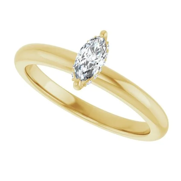 Hidden Halo-Style Engagement Ring Image 5 Raleigh Diamond Fine Jewelry Raleigh, NC