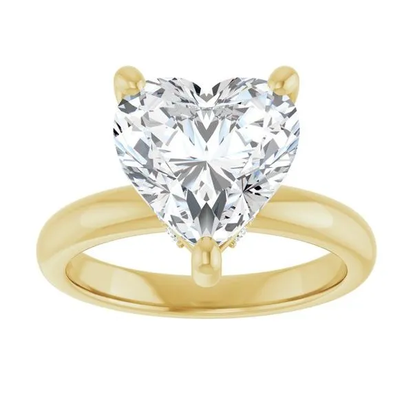 Hidden Halo-Style Engagement Ring Image 3 Raleigh Diamond Fine Jewelry Raleigh, NC