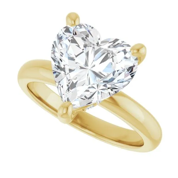 Hidden Halo-Style Engagement Ring Image 5 Raleigh Diamond Fine Jewelry Raleigh, NC