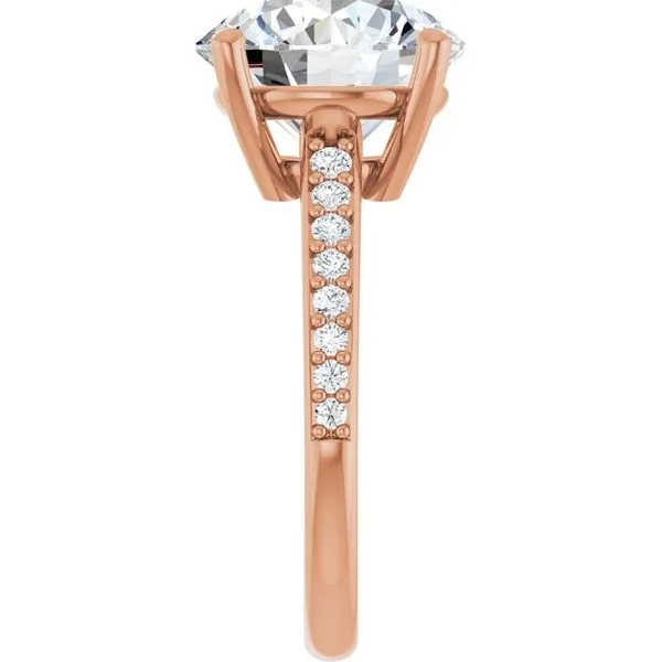 V-End Prong Engagement Ring Image 4 Rox Atlanta Jewelers Decatur, GA