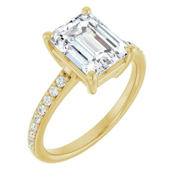 V-End Prong Engagement Ring Raleigh Diamond Fine Jewelry Raleigh, NC