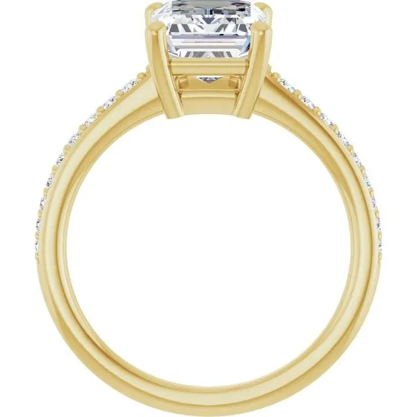 V-End Prong Engagement Ring Image 2 Eskews Fine Jewelers Lee's Summit, MO