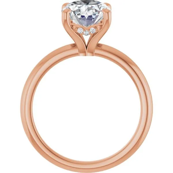 Hidden Halo-Style Engagement Ring Image 2 Raleigh Diamond Fine Jewelry Raleigh, NC