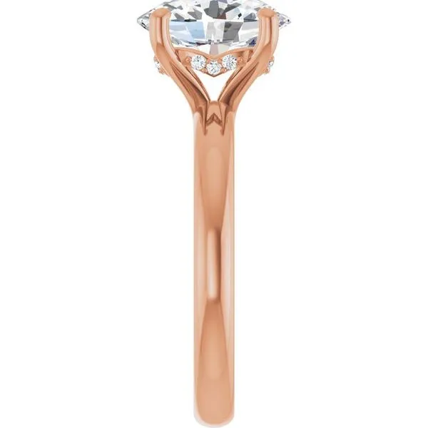 Hidden Halo-Style Engagement Ring Image 4 Raleigh Diamond Fine Jewelry Raleigh, NC