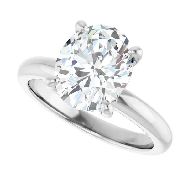 Hidden Halo-Style Engagement Ring Image 5 Raleigh Diamond Fine Jewelry Raleigh, NC