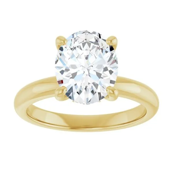 Hidden Halo-Style Engagement Ring Image 3 Raleigh Diamond Fine Jewelry Raleigh, NC