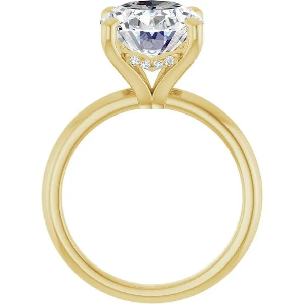 Hidden Halo-Style Engagement Ring Image 2 Raleigh Diamond Fine Jewelry Raleigh, NC