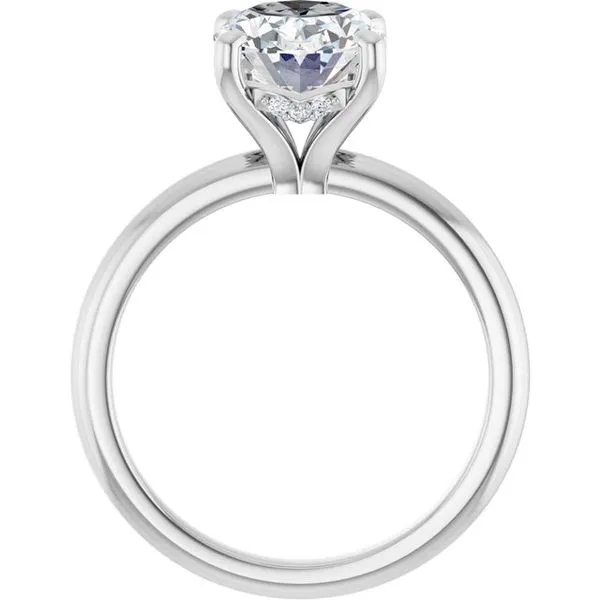 Hidden Halo-Style Engagement Ring Image 2 Raleigh Diamond Fine Jewelry Raleigh, NC