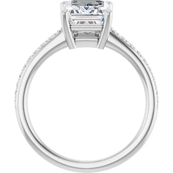 V-End Prong Engagement Ring Image 2 Rox Atlanta Jewelers Decatur, GA