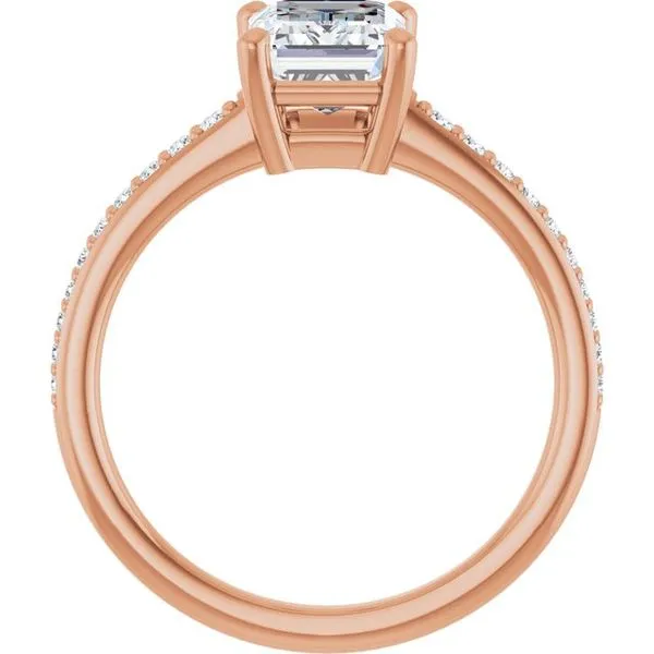 V-End Prong Engagement Ring Image 2 Rox Atlanta Jewelers Decatur, GA