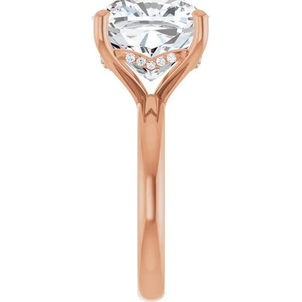 Hidden Halo-Style Engagement Ring Image 4 Raleigh Diamond Fine Jewelry Raleigh, NC