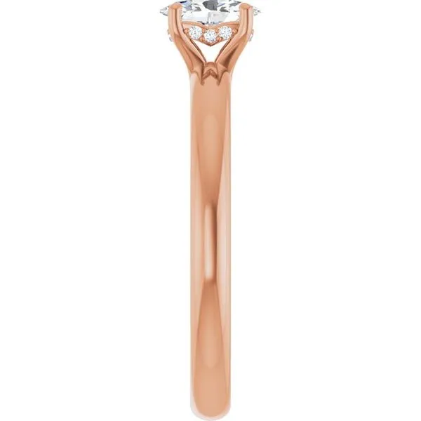 Hidden Halo-Style Engagement Ring Image 4 Raleigh Diamond Fine Jewelry Raleigh, NC