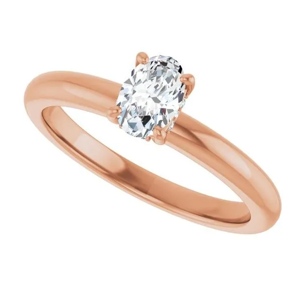 Hidden Halo-Style Engagement Ring Image 5 Raleigh Diamond Fine Jewelry Raleigh, NC