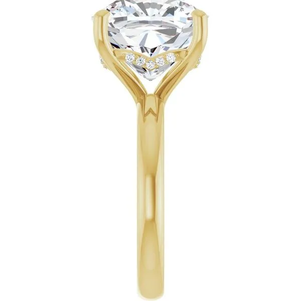 Hidden Halo-Style Engagement Ring Image 4 Raleigh Diamond Fine Jewelry Raleigh, NC