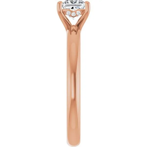 Hidden Halo-Style Engagement Ring Image 4 Raleigh Diamond Fine Jewelry Raleigh, NC