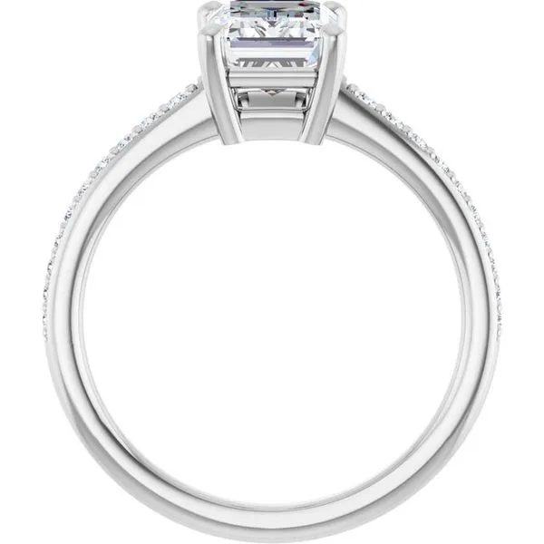 V-End Prong Engagement Ring Image 2 Rox Atlanta Jewelers Decatur, GA