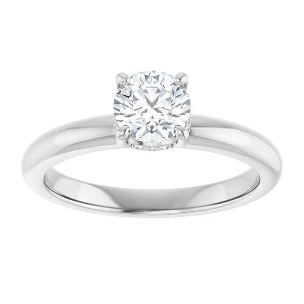 Hidden Halo-Style Engagement Ring Image 3 Dripping Diamonds Dripping Springs, TX