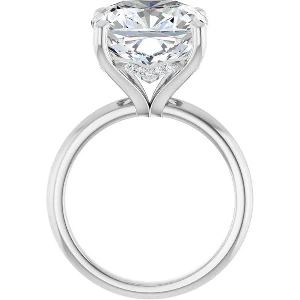 Hidden Halo-Style Engagement Ring Image 2 Raleigh Diamond Fine Jewelry Raleigh, NC