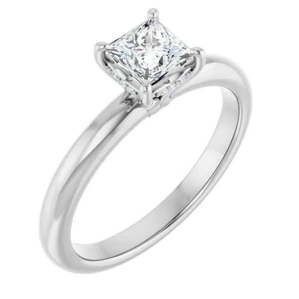 Hidden Halo-Style Engagement Ring Raleigh Diamond Fine Jewelry Raleigh, NC