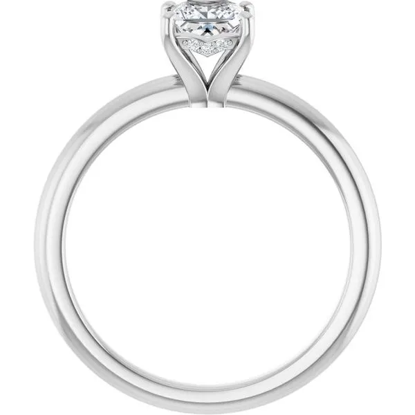 Hidden Halo-Style Engagement Ring Image 2 Raleigh Diamond Fine Jewelry Raleigh, NC