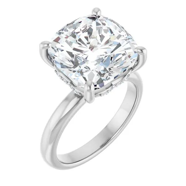 Hidden Halo-Style Engagement Ring Raleigh Diamond Fine Jewelry Raleigh, NC