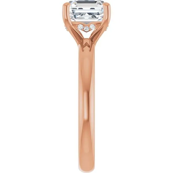 Hidden Halo-Style Engagement Ring Image 4 Raleigh Diamond Fine Jewelry Raleigh, NC