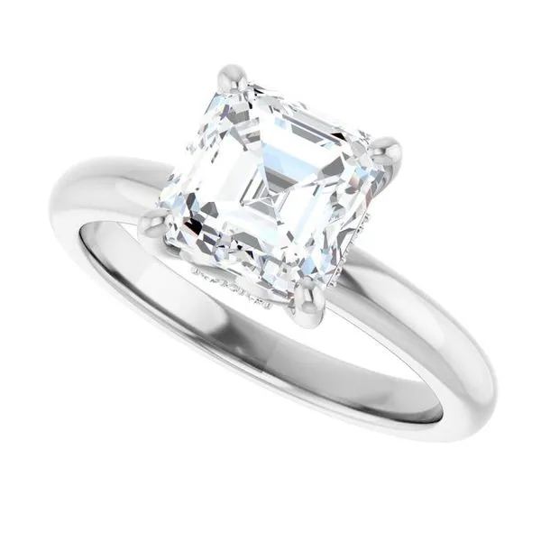 Hidden Halo-Style Engagement Ring Image 5 Dripping Diamonds Dripping Springs, TX