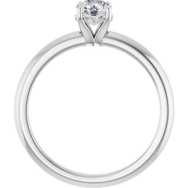 Hidden Halo-Style Engagement Ring Image 2 Raleigh Diamond Fine Jewelry Raleigh, NC
