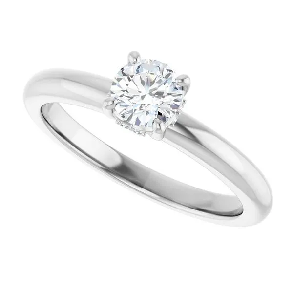 Hidden Halo-Style Engagement Ring Image 5 Raleigh Diamond Fine Jewelry Raleigh, NC